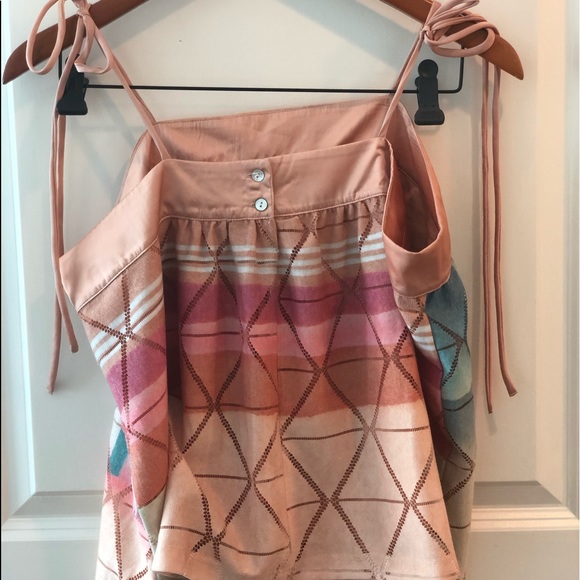 Anthropologie Akemi Kin Abstract Geo Top Size L - Picture 10 of 16